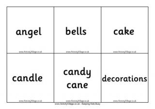 Christmas Word Cards