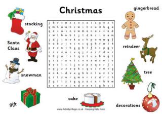 Christmas Word Search
