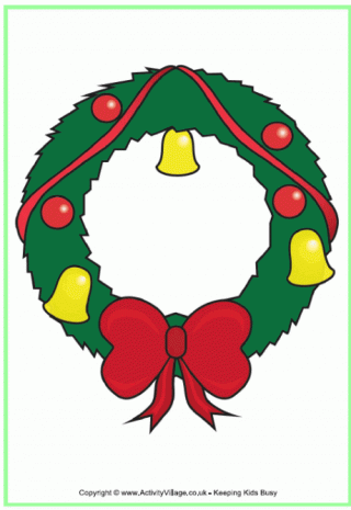 Christmas Wreath Poster