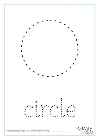 Circle Word Tracing