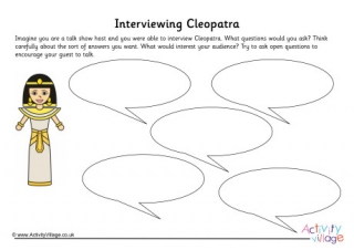 Cleopatra Interview Worksheet
