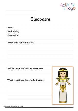 Cleopatra Worksheet