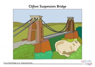 Clifton Suspension Bridge Poster