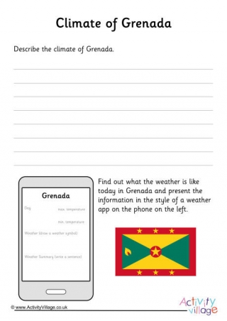 Climate Of Grenada Worksheet