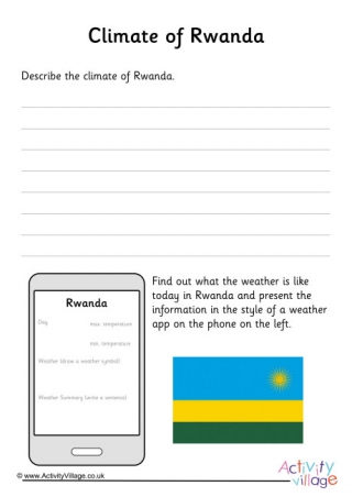 Climate Of Rwanda Worksheet