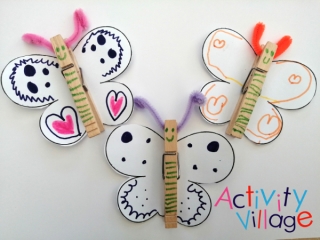 Butterfly Clothes Peg 