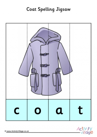 Coat Spelling Jigsaw
