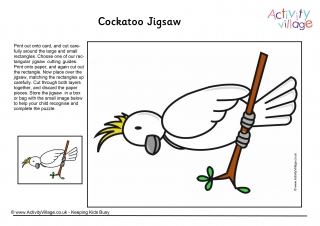 Cockatoo Jigsaw