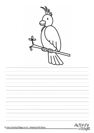 Cockatoo Story Paper