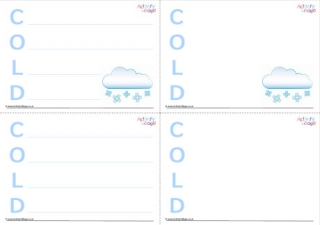 Cold Acrostic Poem Printable