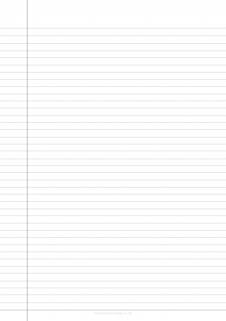 College Ruled Paper