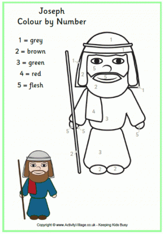 Joseph Colour by Number