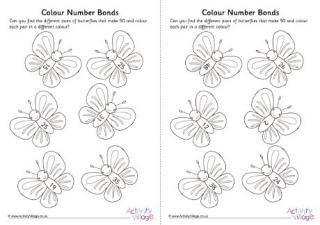 Colour Number Bonds to 50