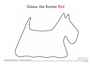 Colour the Scottie Red