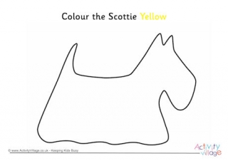 Colour the Scottie Yellow