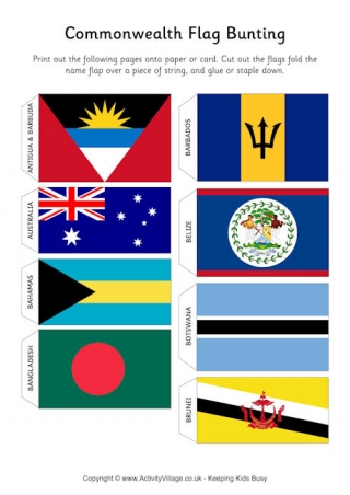 Commonwealth Flag Bunting