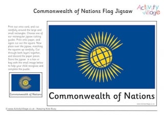 Commonwealth Flag Jigsaw