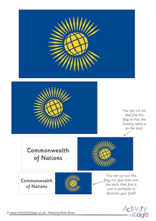Commonwealth Flag Printable