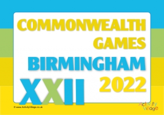 Commonwealth Games 2022 Poster