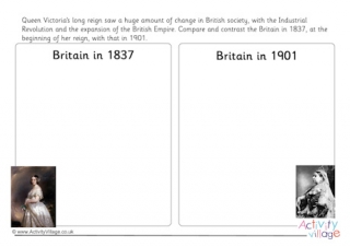 Compare and Contrast Britain in the Reign of Queen Victoria