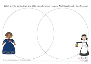 Compare And Contrast Florence Nightingale And Mary Seacole Venn Diagram