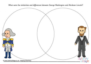 Compare and Contrast Presidents Venn Diagram