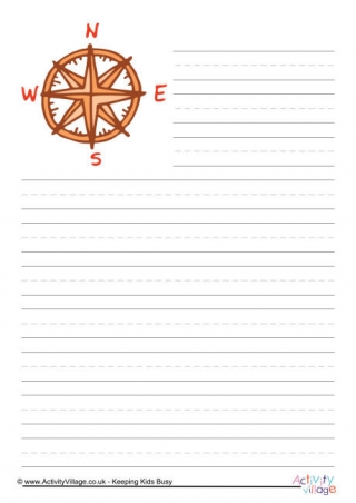 Compass Writing Paper