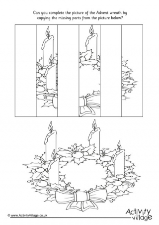 Complete the Advent Wreath Puzzle