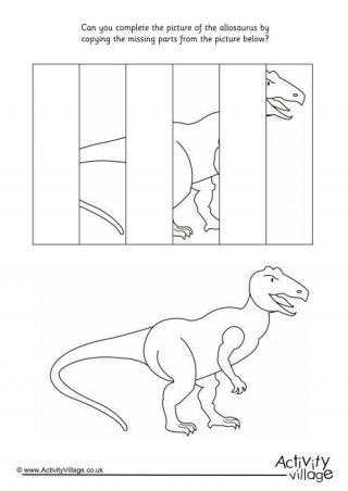 Complete The Allosaurus Puzzle