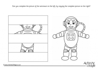 Complete The Astronaut Puzzle