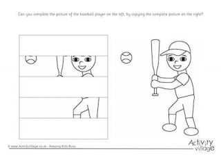 Complete The Baseball Player Puzzle