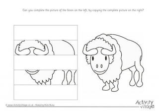 Complete The Bison Puzzle