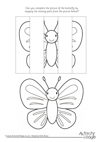 Complete The Butterfly Puzzle