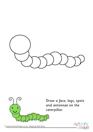 Complete the Caterpillar Picture
