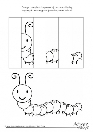 Complete The Caterpillar Puzzle