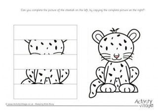 Complete The Cheetah Puzzle