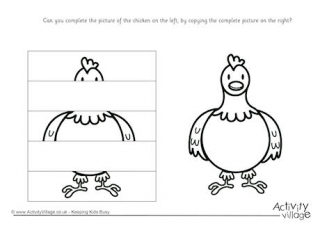 Complete the Chicken Puzzle