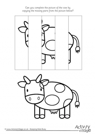 Complete the Cow Puzzle
