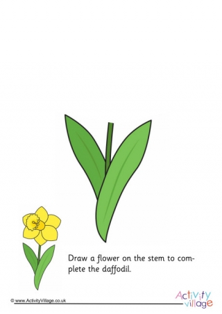 Complete The Daffodil Picture