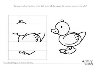 Complete the Duck Puzzle