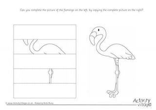 Complete The Flamingo Puzzle