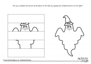 Complete the Ghost Puzzle