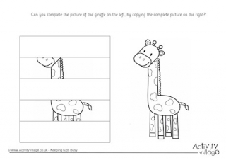Complete the Giraffe Puzzle