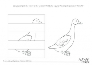 Complete the Goose Puzzle