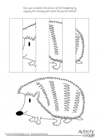 Complete the Hedgehog Puzzle