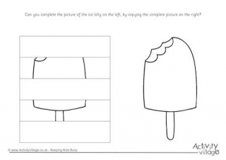 Complete The Ice Lolly Puzzle