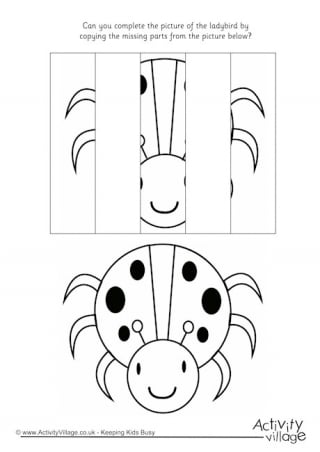 Complete The Ladybird Puzzle