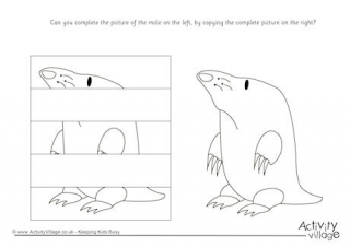 Complete the Mole Puzzle