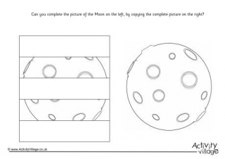 Complete The Moon Puzzle