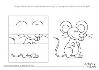 Complete the Mouse Puzzle